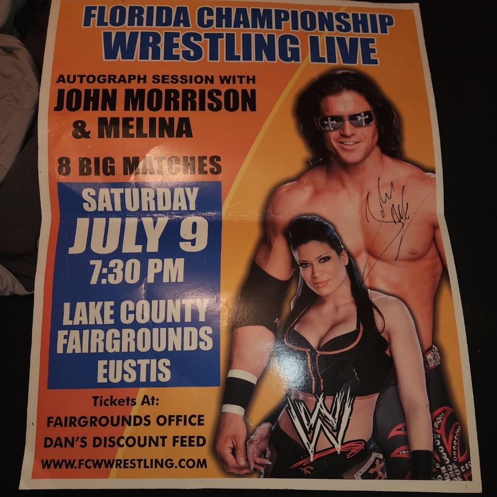 BRAY WYATT AUTOGRAPH (HUSKY HARRIS) GRAIL ITEM FOR BRAYY WYATT *MAKE OFFER!!!